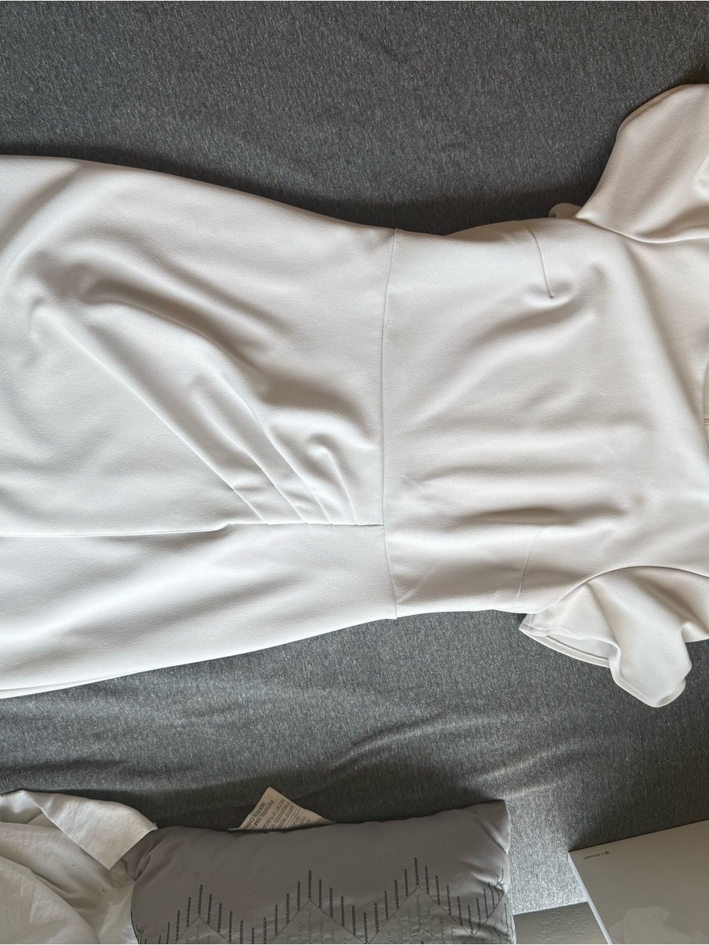 Express Off-White Asymmetrical Dress